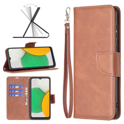 Retro Lambskin Texture Leather Phone Case, For Samsung Galaxy A03 Core