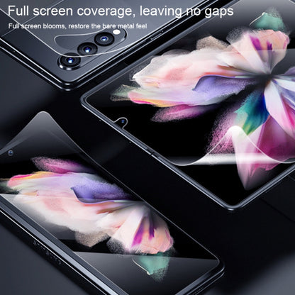 Full Screen Protector Explosion-proof Hydrogel Film For Samsung Galaxy Z Flip4 / W23 Flip 5G(Back Screen), For Samsung Galaxy Z Flip4(External Screen)(1 PC), For Samsung Galaxy Z Flip4(Front Screen) (1 PC)                                               ...