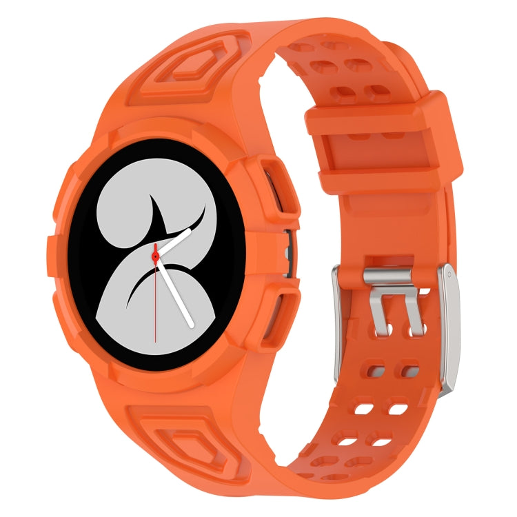 Silicone Integrated Watch Band, For Samsung Galaxy Watch4 40mm, For Samsung Galaxy Watch4 44mm