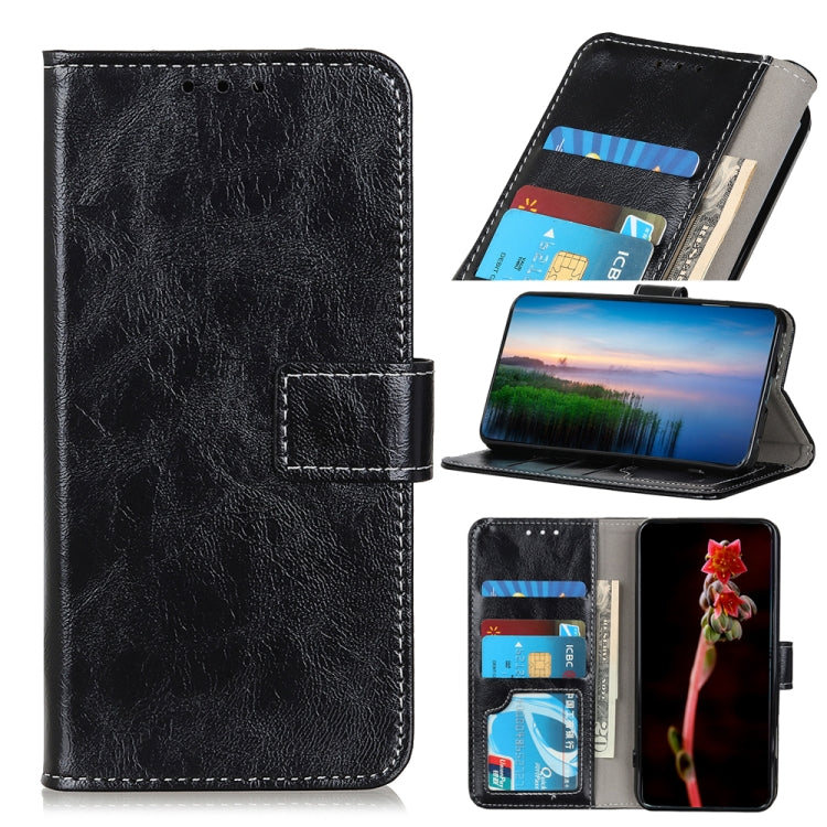 Retro Crazy Horse Texture Horizontal Flip Leather Case with Holder & Card Slots & Photo Frame & Wallet, For Nokia 1.3, For OnePlus 8 Pro, For Google Pixel 4a, For Alcatel 1B 2020, For Galaxy XCover Pro, For ZTE Blade A3 2020