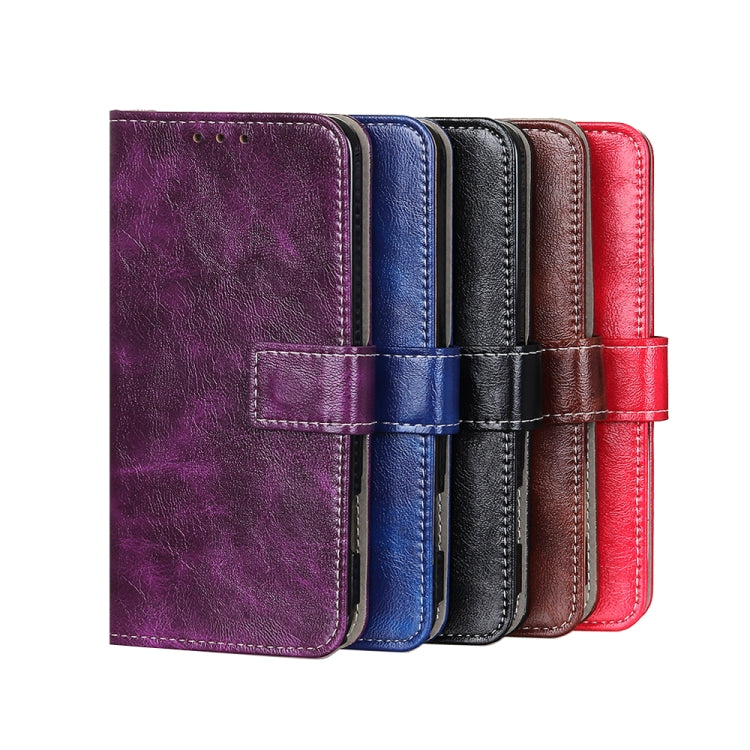 Retro Crazy Horse Texture Horizontal Flip Leather Case with Holder & Card Slots & Photo Frame & Wallet, For Nokia 1.3, For OnePlus 8 Pro, For Google Pixel 4a, For Alcatel 1B 2020, For Galaxy XCover Pro, For ZTE Blade A3 2020