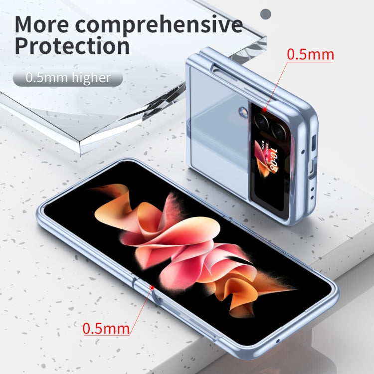Electroplating Transparent Phone Case, For Samsung Galaxy Z Flip4
