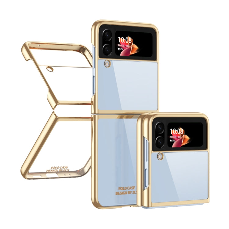 Electroplating Transparent Phone Case, For Samsung Galaxy Z Flip4