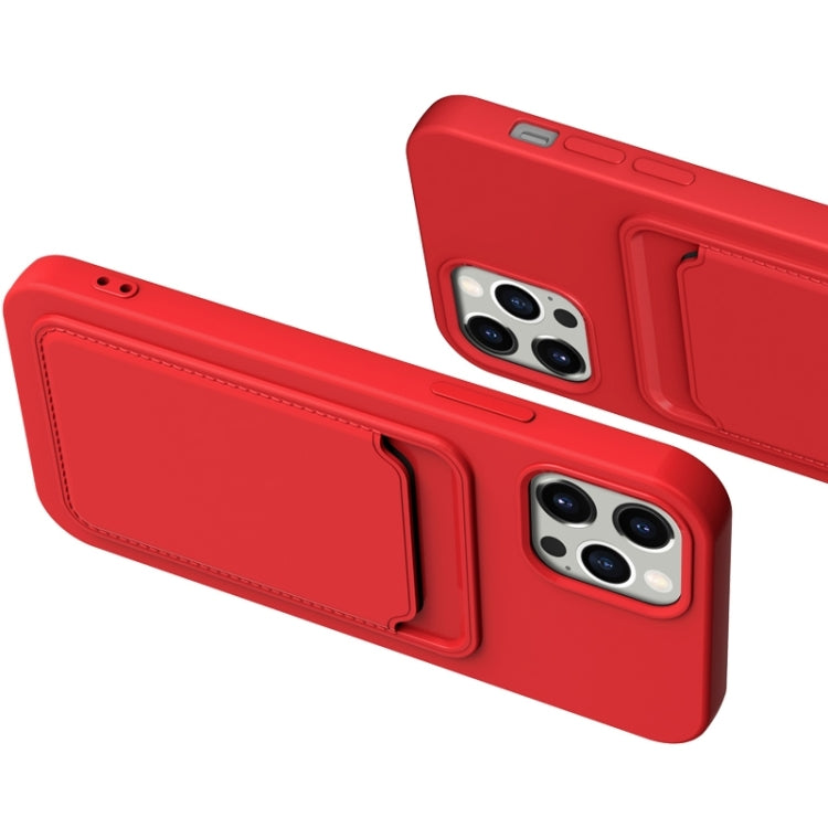 TPU + Flannel Lining Card Slots Phone Case, For iPhone 14 Pro Max, For iPhone 14 Pro, For iPhone 14 Plus, For iPhone 14