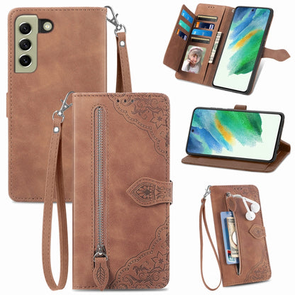Embossed Flower Shockproof Leather Phone Case, For Samsung Galaxy S20 FE, For Samsung Galaxy S20 Ultra, For Samsung Galaxy S21 FE 5G, For Samsung Galaxy S21+ 5G, For Samsung Galaxy S21 Ultra 5G, For Samsung Galaxy S21 5G, For Samsung Galaxy S22+ 5G    ...