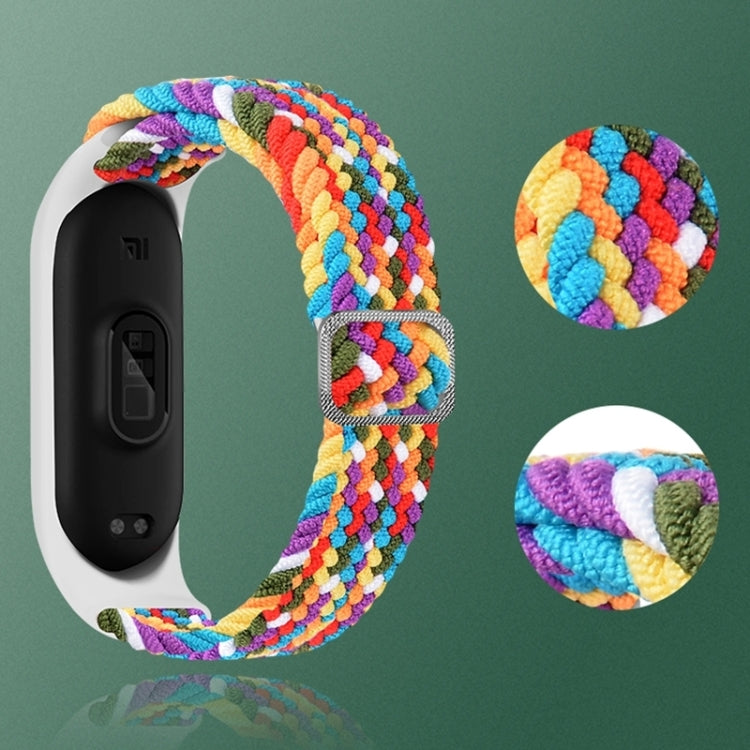 Adjustable Nylon Braided Elasticity Watch Band, For Xiaomi Mi Band 7