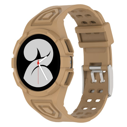 Silicone Integrated Watch Band, For Samsung Galaxy Watch4 Classic 46mm