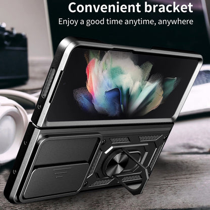 Sliding Camera Cover TPU+PC Phone Case, For Samsung Galaxy Z Fold4