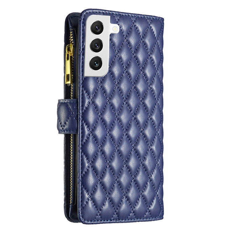Diamond Lattice Zipper Wallet Leather Flip Phone Case, For Samsung Galaxy S22 5G, For Samsung Galaxy S22+ 5G, For Samsung Galaxy S22 Ultra 5G, For Samsung Galaxy S21 5G, For Samsung Galaxy S21+ 5G, For Samsung Galaxy S21 Ultra 5G                       ...