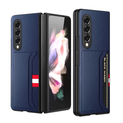 Litchi Texture Soft Micorofiber Folding Phone Case, For Samsung Galaxy Z Fold4