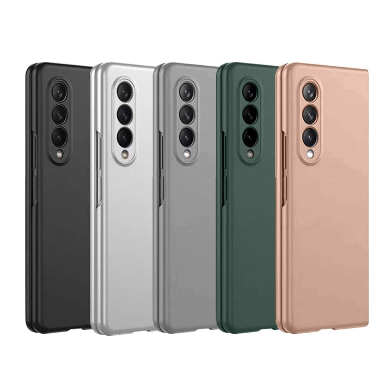 Oil-sprayed Bare Metal Feel Ultra-thin Folding Phone Case, For Samsung Galaxy Z Fold4