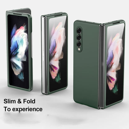 Oil-sprayed Bare Metal Feel Ultra-thin Folding Phone Case, For Samsung Galaxy Z Fold4