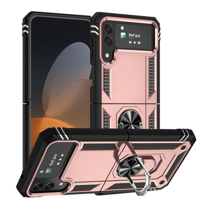 Shockproof TPU + PC Phone Case with Holder, For Samsung Galaxy Z Flip4