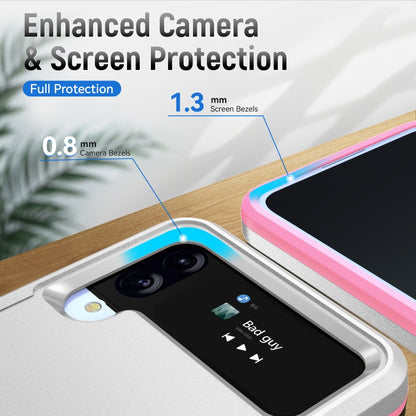 Pioneer Armor PC + TPU Phone Case with Holder, For Samsung Galaxy Z Flip4