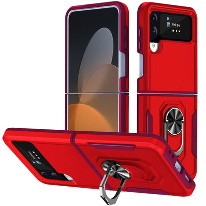 Pioneer Armor PC + TPU Phone Case with Holder, For Samsung Galaxy Z Flip4