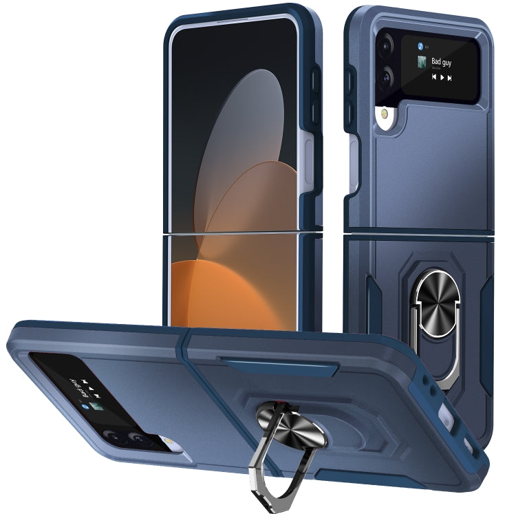 Pioneer Armor PC + TPU Phone Case with Holder, For Samsung Galaxy Z Flip4