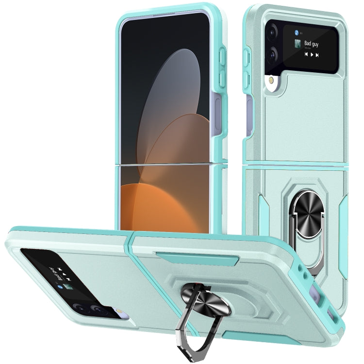 Pioneer Armor PC + TPU Phone Case with Holder, For Samsung Galaxy Z Flip4