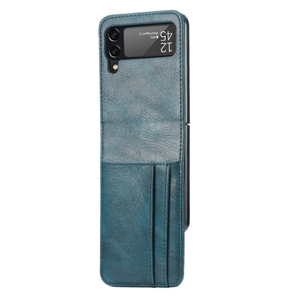 Vertical Flip Card Slot Leather Phone Case, For Samsung Galaxy Z Flip4 5G
