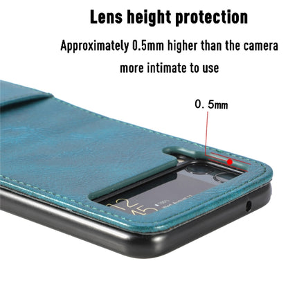 Vertical Flip Card Slot Leather Phone Case, For Samsung Galaxy Z Flip4 5G