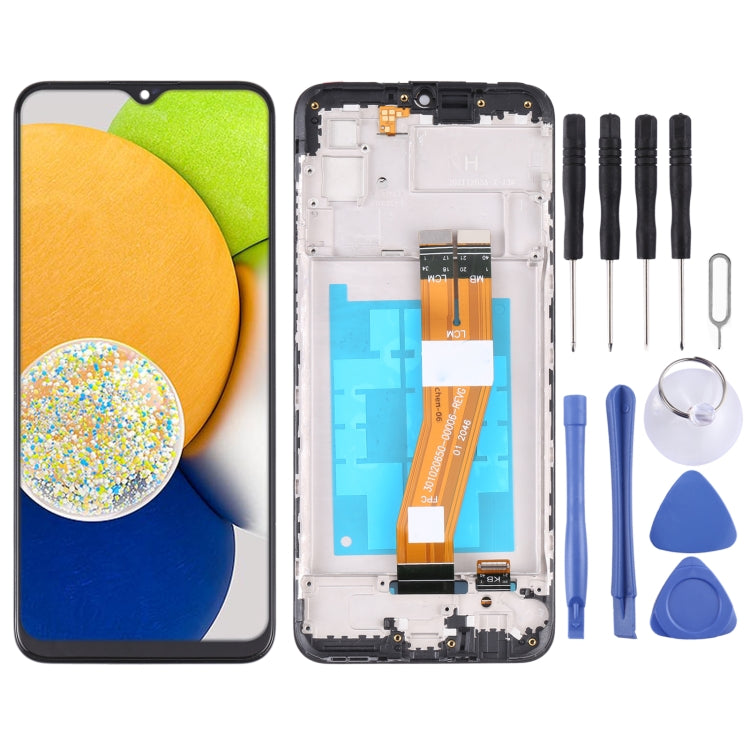 LCD Screen and Digitizer Full Assembly with Frame, For Samsung Galaxy A03s SM-A037U US Edition, For Samsung Galaxy A02s SM-A025F, For Samsung Galaxy A03 SM-A035F, For Samsung Galaxy A03s SM-A037F, For Samsung Galaxy A03s SM-A037G/A037M                 ...