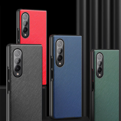 Cross Pattern Foldable Protective Phone Case, For Samsung Galaxy Z Fold4 5G