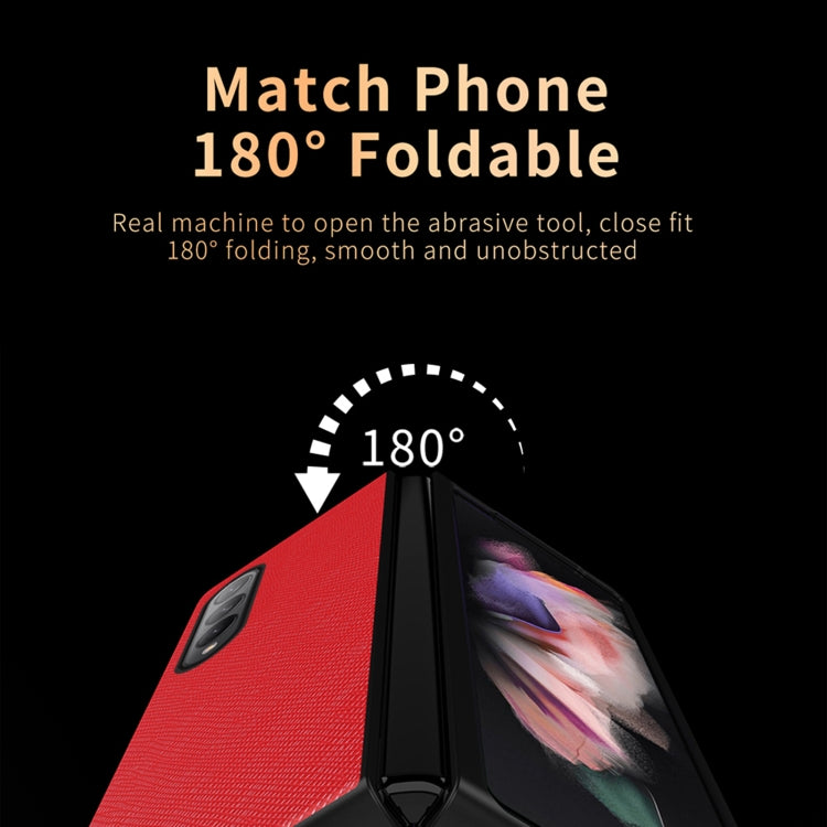 Cross Pattern Foldable Protective Phone Case, For Samsung Galaxy Z Fold4 5G