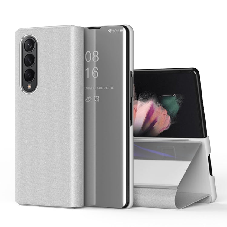 Single Electroplating Flip Mirror Shockproof Phone Case, For Samsung Galaxy Z Fold4 5G