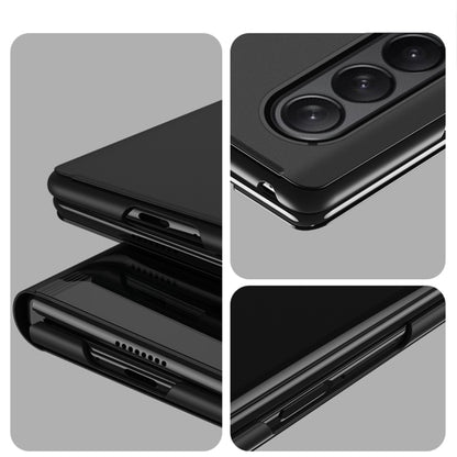 Single Electroplating Flip Mirror Shockproof Phone Case, For Samsung Galaxy Z Fold4 5G