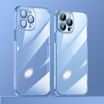 SULADA Crytal Steel Series Diamond Glass + TPU Phone Case, For iPhone 13, For iPhone 13 Pro, For iPhone 13 Pro Max, For iPhone 12, For iPhone 12 Pro, For iPhone 12 Pro Max