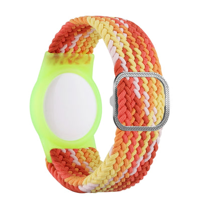 Tracking Locator Nylon Weave Wristband Anti-Lost TPU Case For AirTag 2nd Gen / AirTag 1st Gen