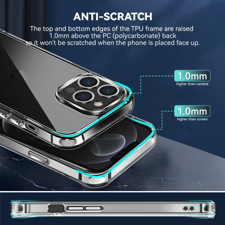 TPU + PC Transparent Shockproof Phone Case, For iPhone 14 Pro Max, For iPhone 14 Pro, For iPhone 14 Plus, For iPhone 14