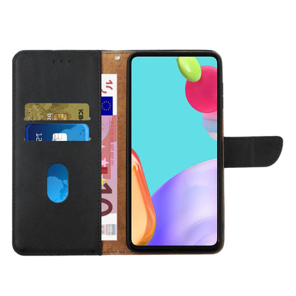Genuine Leather Fingerprint-proof Flip Phone Case, For OPPO Realme C30, For OPPO Reno7 A, For Samsung Galaxy M13