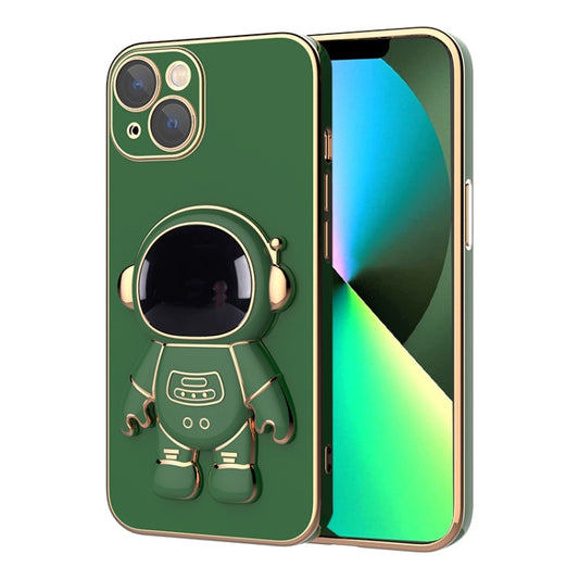 Plating Astronaut Holder Phone Case, For iPhone 13 Pro Max, For iPhone 13 Pro, For iPhone 13, For iPhone 13 mini, For iPhone 12 Pro Max