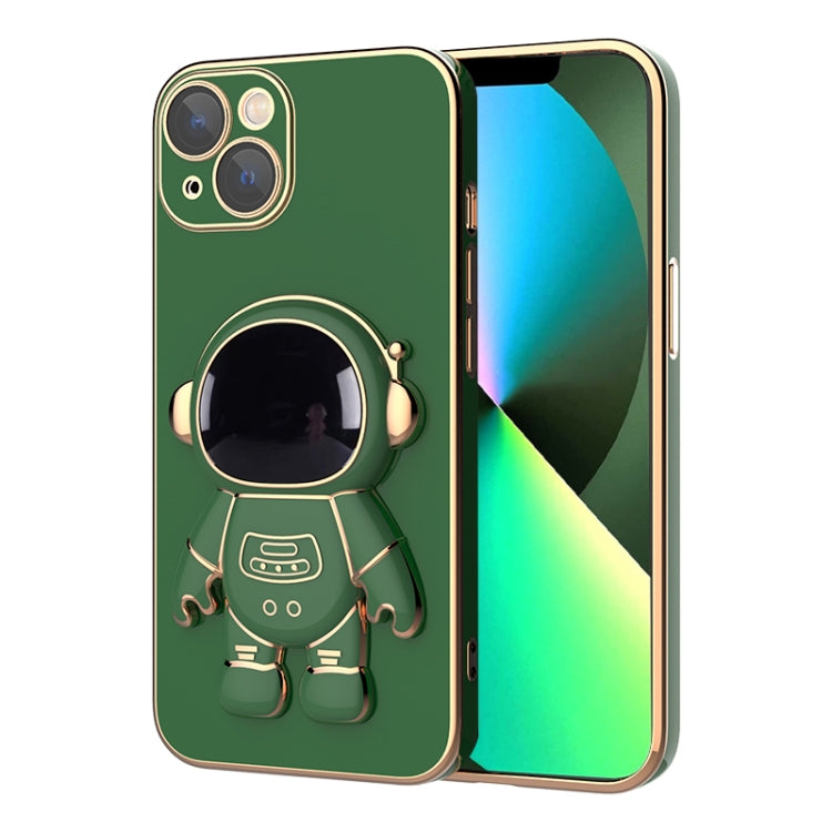 Plating Astronaut Holder Phone Case, For iPhone 13 Pro Max, For iPhone 13 Pro, For iPhone 13, For iPhone 13 mini, For iPhone 12 Pro Max