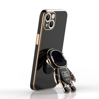 Plating Astronaut Holder Phone Case, For iPhone 12 Pro, For iPhone 12, For iPhone 12 mini, For iPhone 11 Pro Max, For iPhone 11 Pro