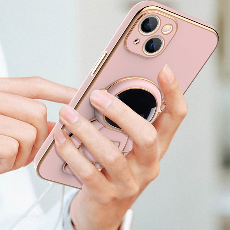 Plating Astronaut Holder Phone Case, For iPhone 12 Pro, For iPhone 12, For iPhone 12 mini, For iPhone 11 Pro Max, For iPhone 11 Pro
