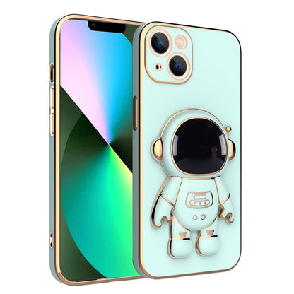 Plating Astronaut Holder Phone Case, For iPhone 12 Pro, For iPhone 12, For iPhone 12 mini, For iPhone 11 Pro Max, For iPhone 11 Pro