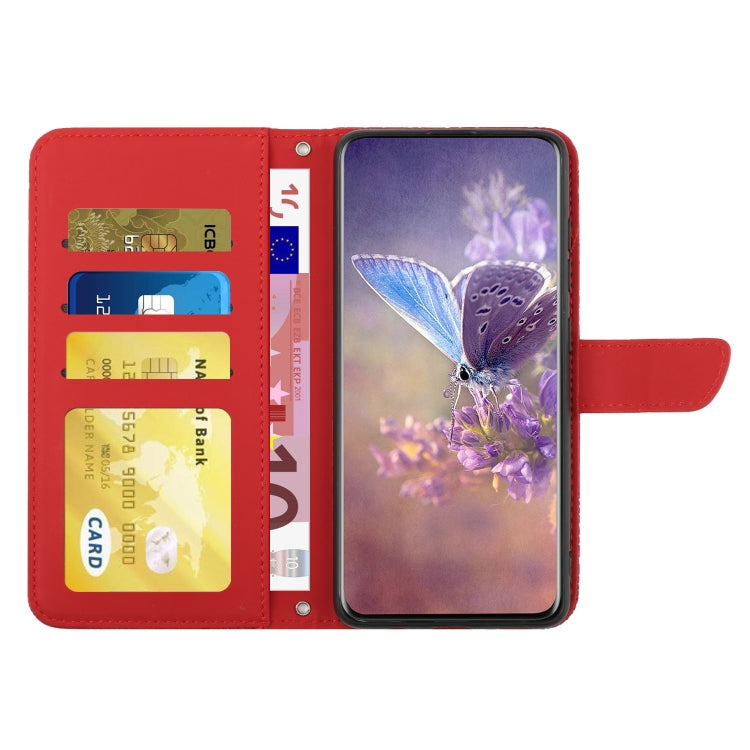 HT03 Skin Feel Butterfly Embossed Flip Leather Phone Case, For OPPO Realme C30, For OPPO Reno7 A, For Samsung Galaxy M13