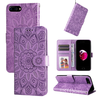 Embossed Sunflower Leather Phone Case, For iPhone 11 Pro Max, For iPhone X / XS, For iPhone XR, For iPhone XS Max, For iPhone SE 2022 / SE 2020 / 7 / 8, For iPhone 7 Plus / 8 Plus