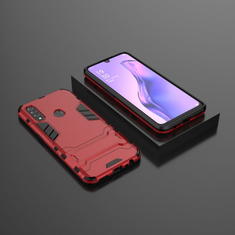 Shockproof PC + TPU with Holder, For OPPO A8, For Huawei Y7p / P40 Lite E, For Huawei Enjoy 10E, For Galaxy A70e