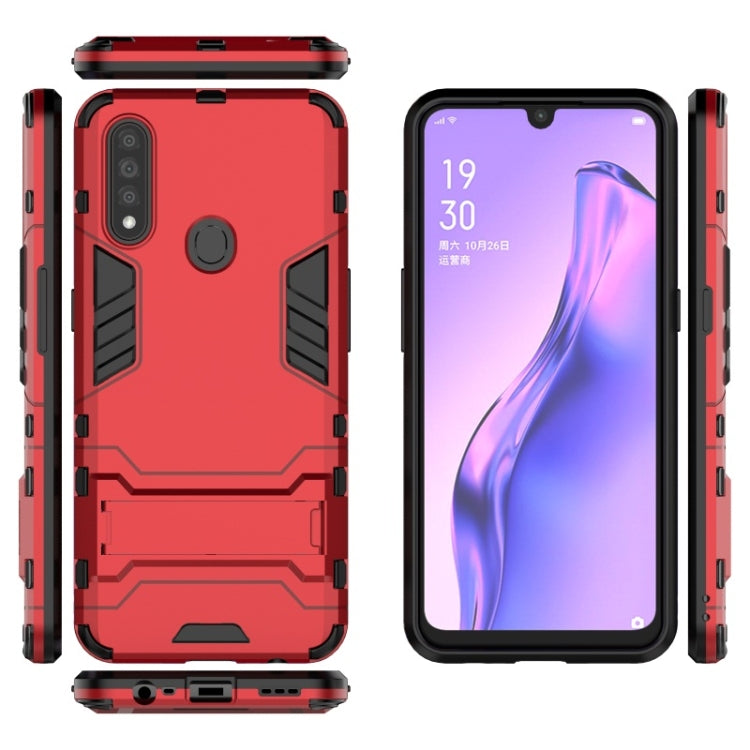 Shockproof PC + TPU with Holder, For OPPO A8, For Huawei Y7p / P40 Lite E, For Huawei Enjoy 10E, For Galaxy A70e