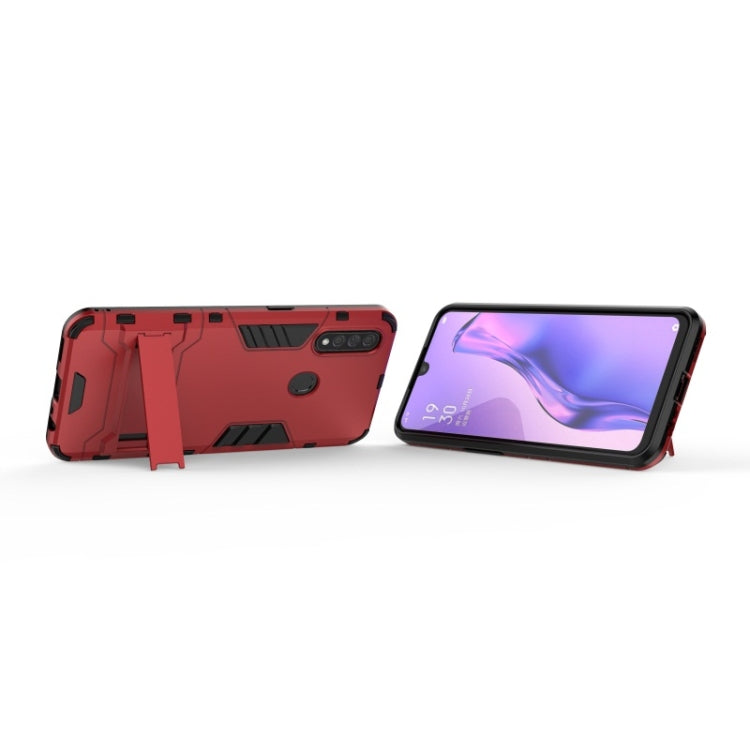 Shockproof PC + TPU with Holder, For OPPO A8, For Huawei Y7p / P40 Lite E, For Huawei Enjoy 10E, For Galaxy A70e