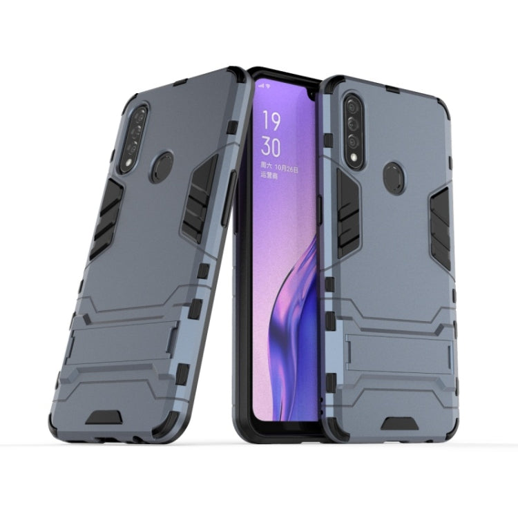 Shockproof PC + TPU with Holder, For OPPO A8, For Huawei Y7p / P40 Lite E, For Huawei Enjoy 10E, For Galaxy A70e