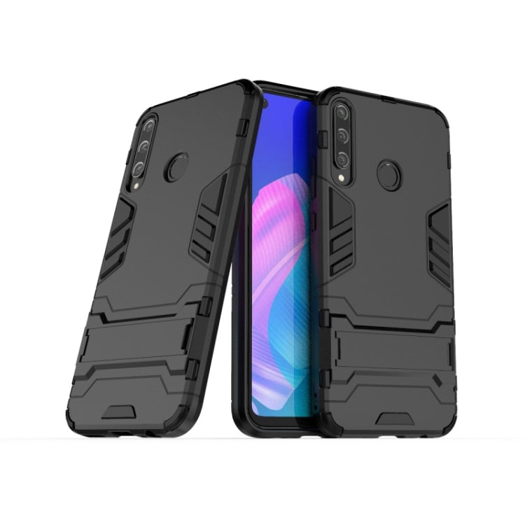 Shockproof PC + TPU with Holder, For OPPO A8, For Huawei Y7p / P40 Lite E, For Huawei Enjoy 10E, For Galaxy A70e