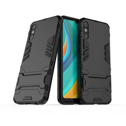 Shockproof PC + TPU with Holder, For OPPO A8, For Huawei Y7p / P40 Lite E, For Huawei Enjoy 10E, For Galaxy A70e