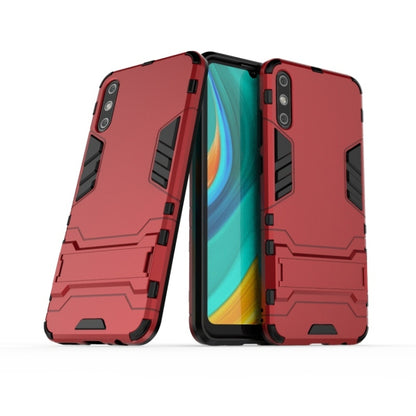 Shockproof PC + TPU with Holder, For OPPO A8, For Huawei Y7p / P40 Lite E, For Huawei Enjoy 10E, For Galaxy A70e