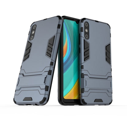 Shockproof PC + TPU with Holder, For OPPO A8, For Huawei Y7p / P40 Lite E, For Huawei Enjoy 10E, For Galaxy A70e