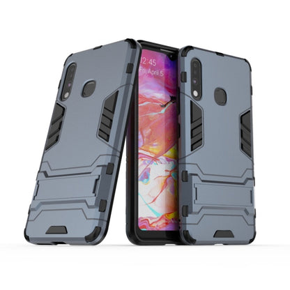 Shockproof PC + TPU with Holder, For OPPO A8, For Huawei Y7p / P40 Lite E, For Huawei Enjoy 10E, For Galaxy A70e