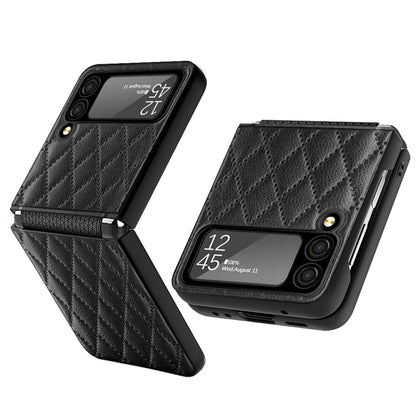 Diamond Lattice Hinge Phone Case, For Samsung Galaxy Z Flip4