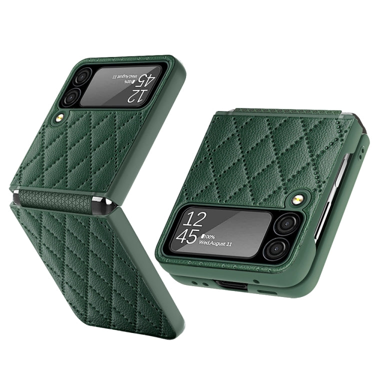 Diamond Lattice Hinge Phone Case, For Samsung Galaxy Z Flip4
